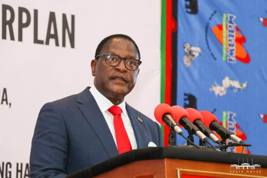 H.E Dr Lazarus Chakwera speaking during the launch of the tourism investment masterplan H.E Dr Lazarus Chakwera speaking during the launch of the tourism investment masterplan